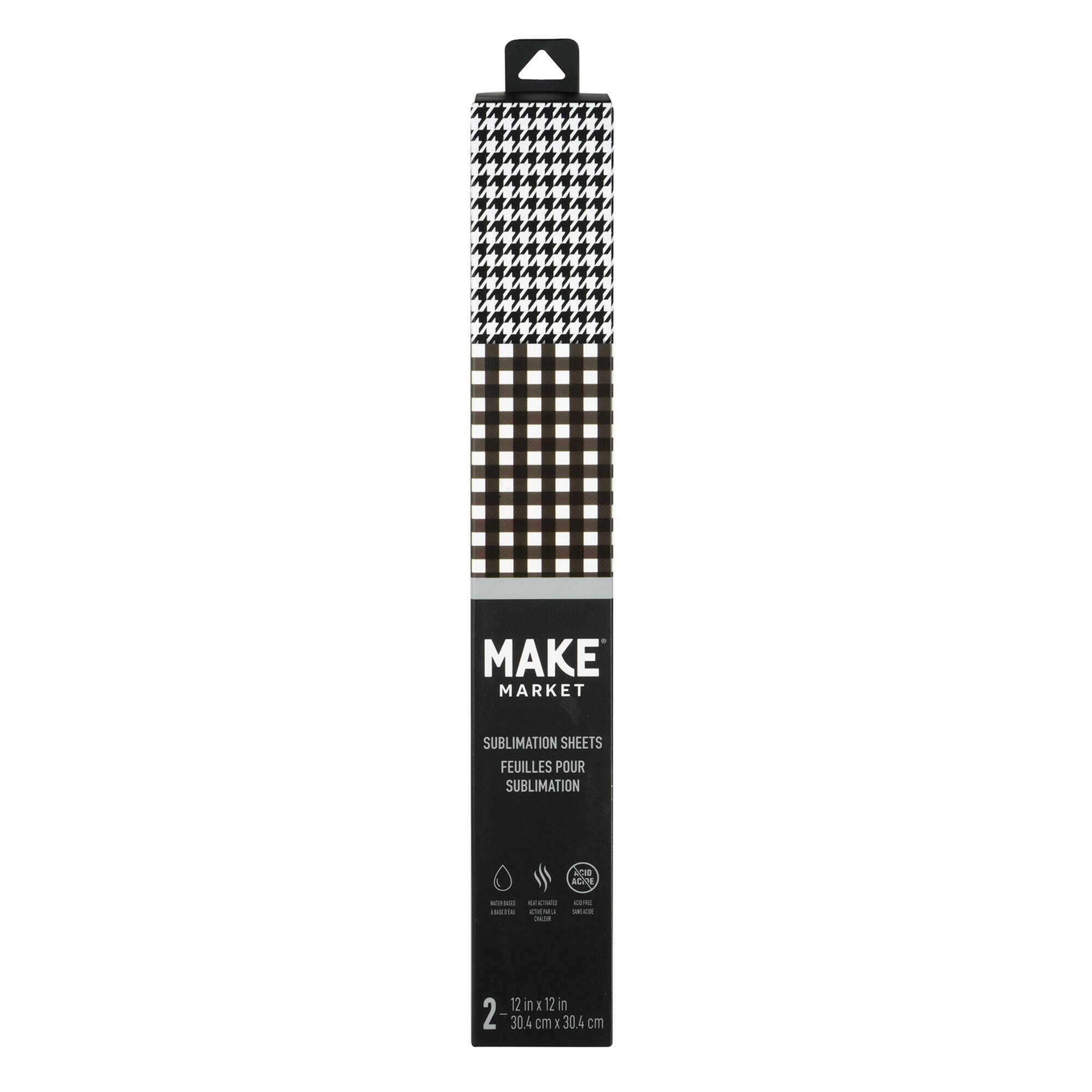 Black & White Sublimation Sheets by Make Market®